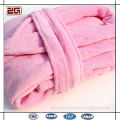 Super Soft Coral Fleece Fabric Cotton Colorful Hotel Terry Cloth Bathrobe
